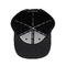 55cm Klassiker-schwarze flache Hut-justierbare Schnallen-Rückseiten-reiner Baumwollhysteresen-Hut