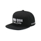 Stickerei des freien Raumes der hohen Qualität des Schwarz-Custom3D beschriftet 6 Platte flacher Bill Snapback Hats Caps