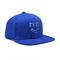 Kundenspezifische gepaßte Hauch-Stickerei-blaue Hysteresen-Hut-Kappen der Hut-unstrukturierte Hysteresen-Kappen-3d