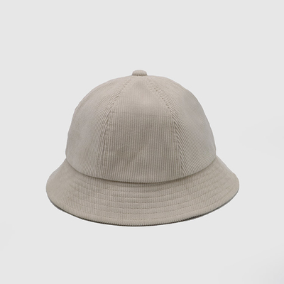 Karikatur-Stickgarn-Fischer-Hat Outdoor Sun-Schutz-Beige-Kordsamt-Eimer-Hut der neuesten Mode täglicher