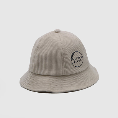 Karikatur-Stickgarn-Fischer-Hat Outdoor Sun-Schutz-Beige-Kordsamt-Eimer-Hut der neuesten Mode täglicher