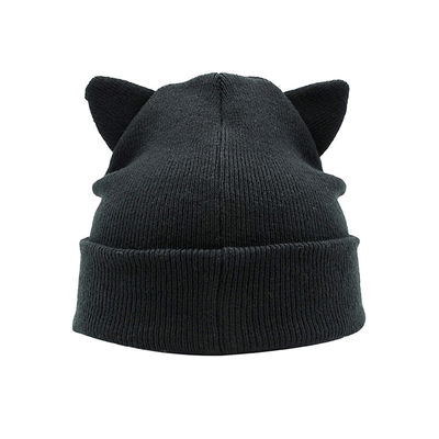 Winter-Polyester-Gewebe-Art stricken Cat Ear Hat Cute Beanie-Hut-warmen Slouchy Hut