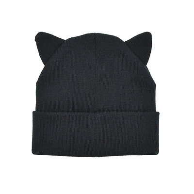 Winter-Polyester-Gewebe-Art stricken Cat Ear Hat Cute Beanie-Hut-warmen Slouchy Hut