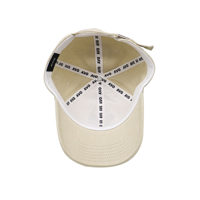 Moderne weiße 6 Platten-Baseballmütze mit Nackenbands- mit Halterungschließung