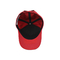 Klassische gebogene Platten-Baseballmütze der Masken-fünf mit dem 4 Ösen-Rot