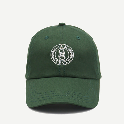 6-Panel Baseballmütze, Breathable u. dauerhaftes Material, kundenspezifischer Schweißband gesponnener Aufkleber und Stickereilogo