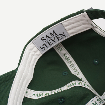 6-Panel Baseballmütze, Breathable u. dauerhaftes Material, kundenspezifischer Schweißband gesponnener Aufkleber und Stickereilogo