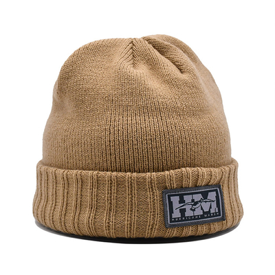 Kalter Beweis des Herbst-und Winter-Normallack-Woolen Hutes, modern und warmer kundengebundener Logo Beanie Hut
