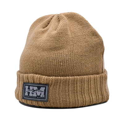 Kalter Beweis des Herbst-und Winter-Normallack-Woolen Hutes, modern und warmer kundengebundener Logo Beanie Hut