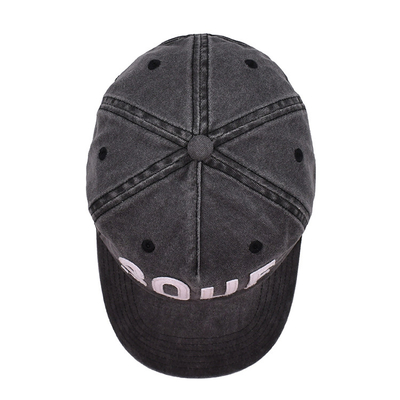 Strukturierte Baseballkappe mit Curve Peak-Applikationsaufnäher für Ihr individuelles Logo-Design. 5-Panel-Baseballkappe