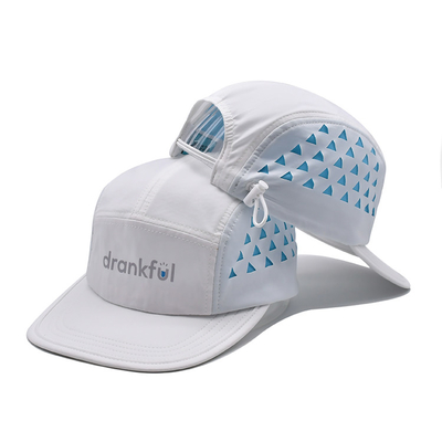 5-Panel-Camper-Hut, Sport-Mesh-Schweißband, individuelle Ösen, Laser