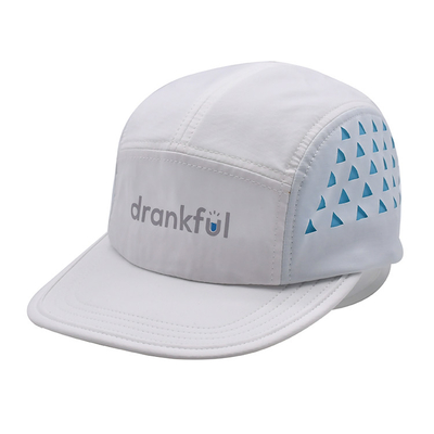 5-Panel-Camper-Hut, Sport-Mesh-Schweißband, individuelle Ösen, Laser