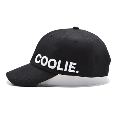 Full Seasons 6 Panel Dad Hat Männer Sportmütze 3D Stickerei Puff Logo Struktur Baseballmütze