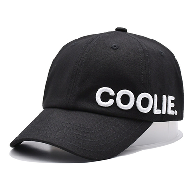 Full Seasons 6 Panel Dad Hat Männer Sportmütze 3D Stickerei Puff Logo Struktur Baseballmütze