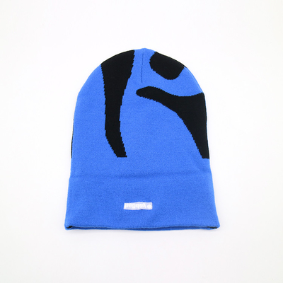 Unisex Acryl gestrickte, mit Handschellen gefüllte, winterliche 58cm, eigenes Logo.