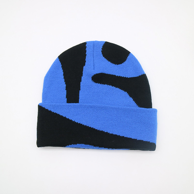 Unisex Acryl gestrickte, mit Handschellen gefüllte, winterliche 58cm, eigenes Logo.