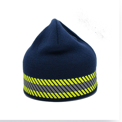 58cm Unisex Strick Beanie Hut in blau-grüne Farbe