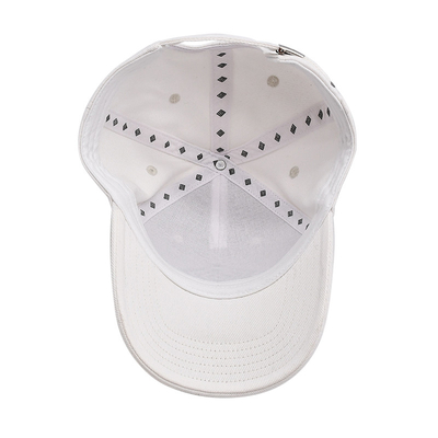 High Profile Crown 6 Panel Baseball Cap mit geschwungenem Visor