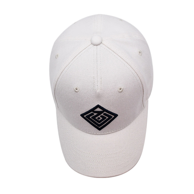 High Profile Crown 6 Panel Baseball Cap mit geschwungenem Visor