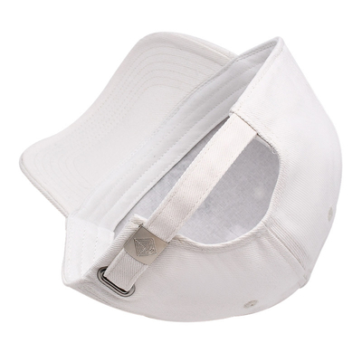 High Profile Crown 6 Panel Baseball Cap mit geschwungenem Visor