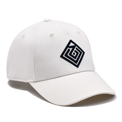 High Profile Crown 6 Panel Baseball Cap mit geschwungenem Visor