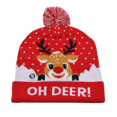 Unisex-Wintermütze mit Stickmuster für die kalte Jahreszeit