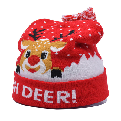 Unisex-Wintermütze mit Stickmuster für die kalte Jahreszeit