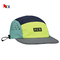 Geprägtes Logo 5 Panel Camper Hut mit flachen Rand Nylon Webbing Eine Größe passt zu allen