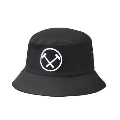 Erwachsene 100% Baumwolle Umkehrbarer Eimer Hut mit Custom Logo