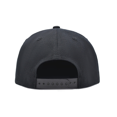 Custom 6 Panel Schwarz Acryl geschlossener Rücken Flex Fit Gorras Kappe Stickerei Sublimation Logo Untergrün Hip Hop Snapback Kappe