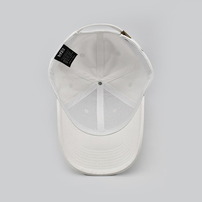 Hochleistungs-Sechs-Paneel-Baseballkappe mit strukturiertem Frontpanel-Verstellband