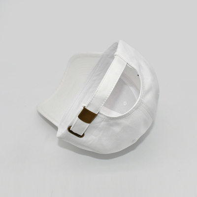 Hochleistungs-Sechs-Paneel-Baseballkappe mit strukturiertem Frontpanel-Verstellband