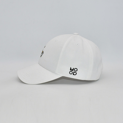 Hochleistungs-Sechs-Paneel-Baseballkappe mit strukturiertem Frontpanel-Verstellband