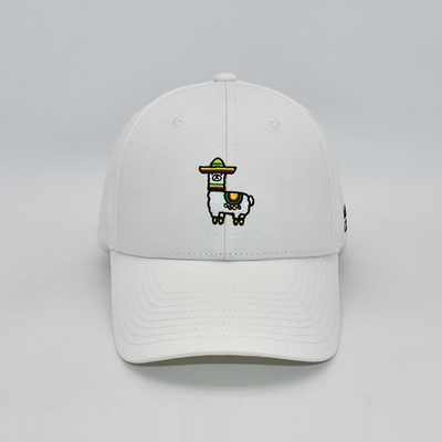 Hochleistungs-Sechs-Paneel-Baseballkappe mit strukturiertem Frontpanel-Verstellband