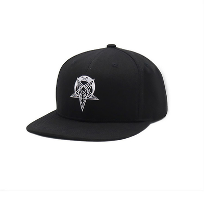 Klassischer Stil Großhandel Hochwertige kundenspezifische Stickerei Logo 6 Panel Hip Hop Flat Brim Snapback Kappe