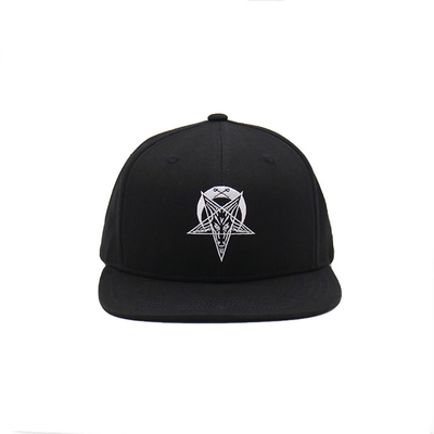Klassischer Stil Großhandel Hochwertige kundenspezifische Stickerei Logo 6 Panel Hip Hop Flat Brim Snapback Kappe