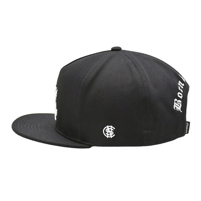 Custom 6 Panel 3D Stickerei Flachrand Stick Logo Outdoor Sport neue Mode Snapback Baseball Kappen Kappen Hut