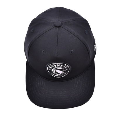 Kurvige Visor bestickte Baseballkappen 6 Panel Custom Eyelets