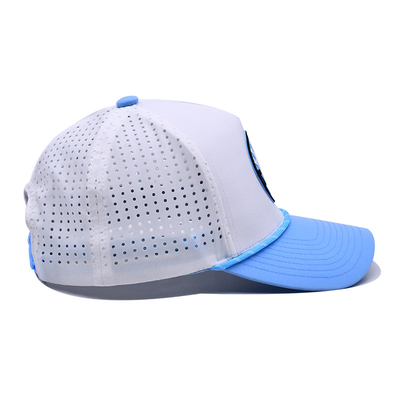 Strukturierte Krone bestickte Baseballkappen 26,77 Zoll gekrümmter Visor