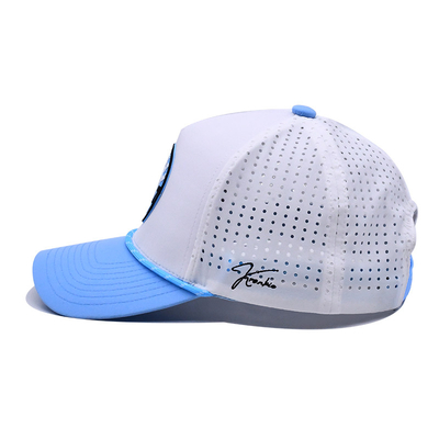 Strukturierte Krone bestickte Baseballkappen 26,77 Zoll gekrümmter Visor