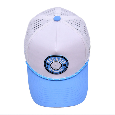 Strukturierte Krone bestickte Baseballkappen 26,77 Zoll gekrümmter Visor