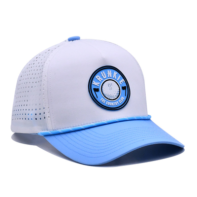 Strukturierte Krone bestickte Baseballkappen 26,77 Zoll gekrümmter Visor