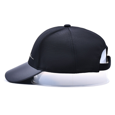 Strukturelle 6-Panel Baseballkappe mit 2 Augenlidern und farblich anpassbare Nählinie