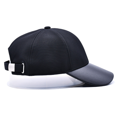 Strukturelle 6-Panel Baseballkappe mit 2 Augenlidern und farblich anpassbare Nählinie