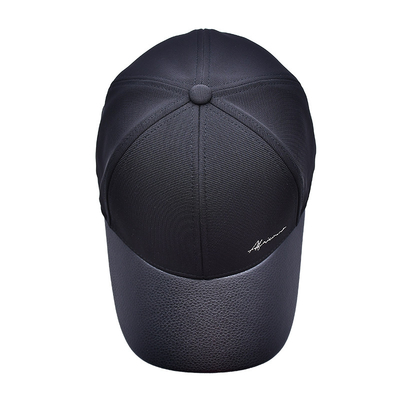 Strukturelle 6-Panel Baseballkappe mit 2 Augenlidern und farblich anpassbare Nählinie