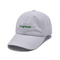 Customisierte ovale Visor Papa Hut mit benutzerdefinierten Farbe Stickerei Logo