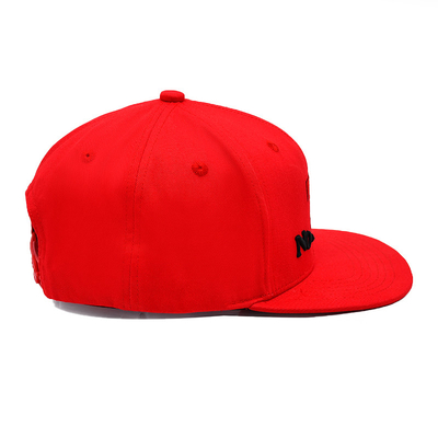 6 Panel Flat Brim Snapback Hüte 3D Stickerei Logo Outdoor Sport Snapback Baseball Kappe