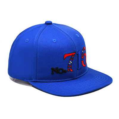 OEM-ODM-Anpassung 3D-Bräude mit flacher Kante Snapback-Kappen mit Logo, Hip Hop-Kappen für Männer