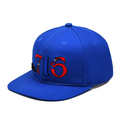 OEM-ODM-Anpassung 3D-Bräude mit flacher Kante Snapback-Kappen mit Logo, Hip Hop-Kappen für Männer