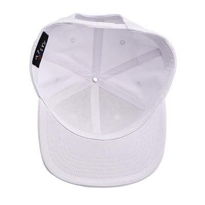 100% Baumwolle 5 Panel Custom 3D Stickerei Logo Outdoor Sport Kappe Kunststoff Buckle Snapback Kappe